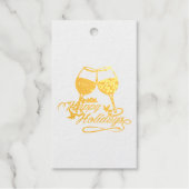 ハッピーホリデーズワイン ギフトタグ (正面)