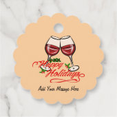 ハッピーホリデーズワイン フェイバータグ (裏面)