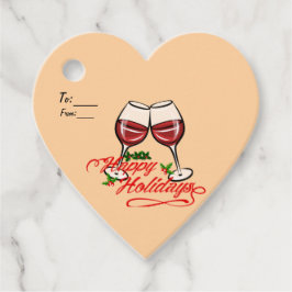 ハッピーホリデーズワイン フェイバータグ