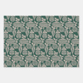 ハッピーホリデーズヴィンテージサンタ ラッピングペーパーシート (正面2)