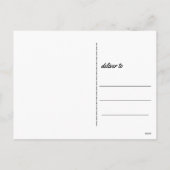 ハッピーホリデーズヴィンテージチャルクボード写真 シーズンポストカード (裏面)