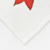 ハッピーホリデーズヴィンテージホリークリスマスリース フリースブランケット (角)