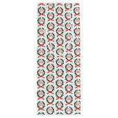 ハッピーホリデーズヴィンテージホリークリスマスリース ワインギフトバッグ (裏面)