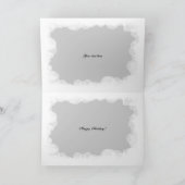 ハッピーホリデーズ写真テンプレート。 シーズンカード (内部)