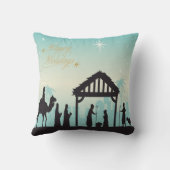 ハッピーホリデーズ出生マンガーシーン クッション (裏面)