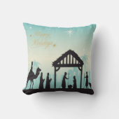 ハッピーホリデーズ出生マンガーシーン クッション (正面)