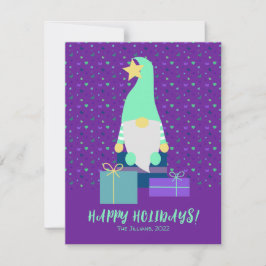 ハッピーホリデーズ小妖精や小人 シーズンカード