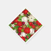 ハッピーホリデーズ紙ナプキンス スタンダードカクテルナプキン (角)