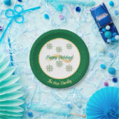 ハッピーホリデーズ紙プレート ペーパープレート (パーティー)