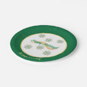 ハッピーホリデーズ紙プレート ペーパープレート (アングル)