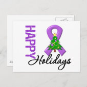 ハッピーホリデーズ膵臓がん認識度 シーズンポストカード (正面/裏面)