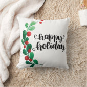 ハッピーホリデーズ装飾用クッション クッション (ブランケット)