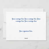 ハッピーホリデーズ通りミュージシャン シーズンカード (裏面)