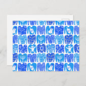 ハッピーホリデーズ醜おもしろいいハンヌカセーター ポストカード (正面/裏面)