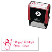 ハッピーホリデーズ雪だるま4アレクシス セルフインキングスタンプ (インサイチュ)