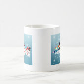 ハッピーホリデーズ雪だるま コーヒーマグカップ (中央)