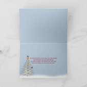 ハッピーホリデーズ雪だるまwithスターオーナメント シーズンカード (内部)