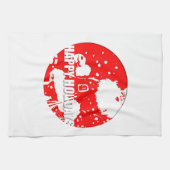 ハッピーホリデーズ – サンタクロース – キッチンタオル (横)