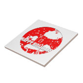 ハッピーホリデーズ – サンタクロース – タイル (側面)