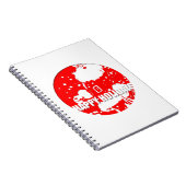 ハッピーホリデーズ – サンタクロース –  ノートブック (右側)