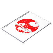 ハッピーホリデーズ – サンタクロース –  ノートブック (左側)