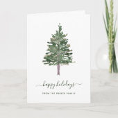 ハッピーホリデーズ|パシンプルイン シーズンカード (正面)