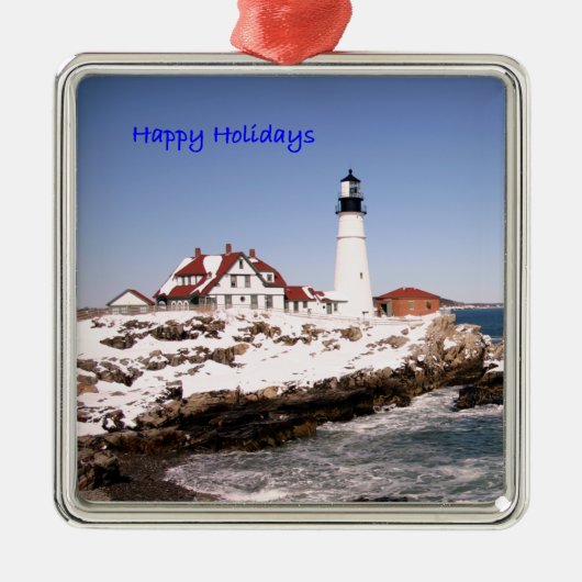 ハッピーホリデーズ メタルオーナメント (正面)