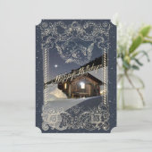 ハッピーホリデーズ – 招待状カード 招待状 (スタンド正面)