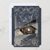 ハッピーホリデーズ – 招待状カード 招待状 (正面/裏面)