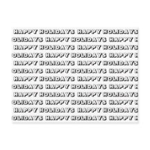 「ハッピーホリデーズ」白黒