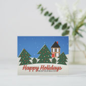 ハッピーホリデーズfrom不動産仲介業者 シーズンポストカード (スタンド正面)