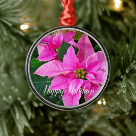 ハッピーホリデーセラミックオーナメント メタルオーナメント