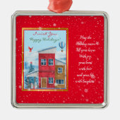 ハッピーホリデータイカスタマイズム メタルオーナメント (正面)