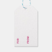 ハッピーホリデーツリーギフトラベル ギフトタグ (裏面)