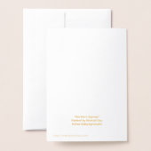 ハッピーホリデーノーザン表現 箔カード (裏面封筒付き)