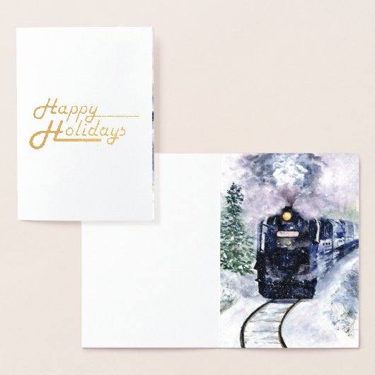 ハッピーホリデーノーザン表現 箔カード (ディスプレー)