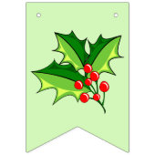 ハッピーホリデーバンティンフラッグ バンティングフラッグ (第1の旗)