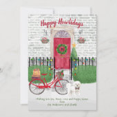 ハッピーホリデービコンフリースバイシクルレッドドア (正面)