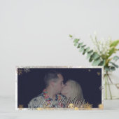 ハッピーホリデーフェイクシルバー+金ゴールドスノーフレーク シーズンカード (スタンド正面)