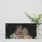 ハッピーホリデーフェイクバラ金ゴールド+スノーフレーク シーズンカード (スタンド正面)