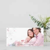 ハッピーホリデーフェイクバラ金ゴールド+スノーフレーク シーズンカード (スタンド正面)