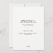 ハッピーホリデーフェイク金ゴールドのスクリプト写真 シーズンカード (裏面)