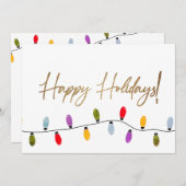 ハッピーホリデーフェイク金ゴールド台本ライトカンパニー (正面/裏面)