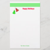 ハッピーホリデーベル 便箋 (正面)