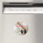 ハッピーホリデーペンギン マグネット (インサイチュ (食洗機))