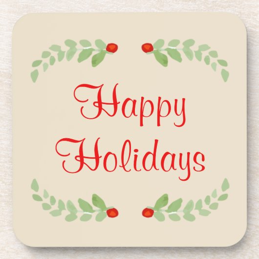 ハッピーホリデーホリーコースター コースター (正面)