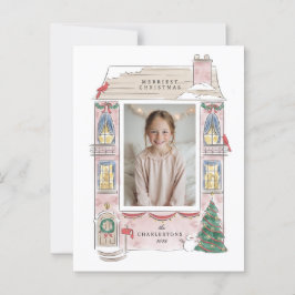 ハッピーホリデーホームフレームはがき ポストカード