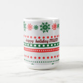 ハッピーホリデーマグ コーヒーマグカップ (中央)