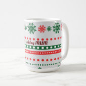 ハッピーホリデーマグ コーヒーマグカップ (正面右)