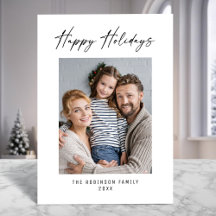 ハッピーホリデーモダンエレガントスタイリッシュ写真